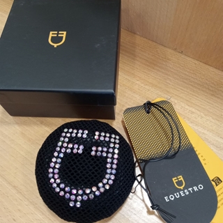 Redecilla para el pelo EQUESTRO color negro con cristales - Imagen 2